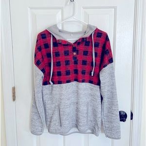 Plaid Sweatshirt Very Soft